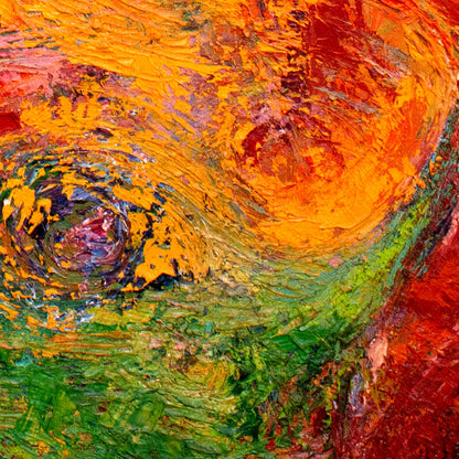 Alloy of Energy original oil painting detail 1