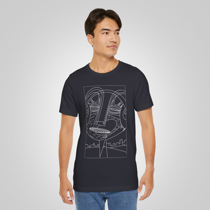 Artistic t-shirt dark gray