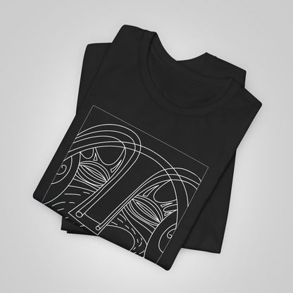 Artistic t-shirt fold