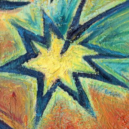 Falling Star painting detail 1