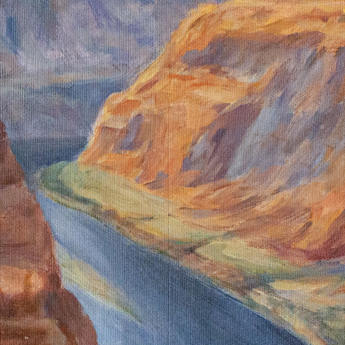 Grand Canyon painting detail 2