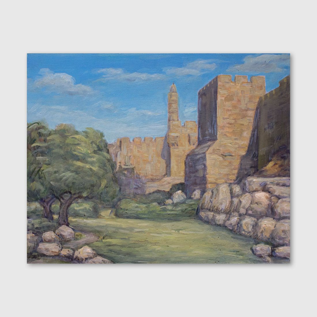 Jerusalem David tower painting