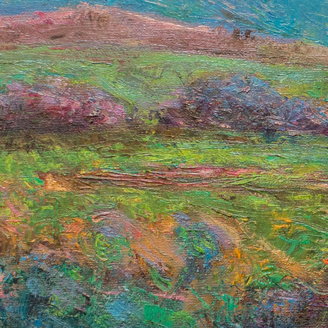 Landscape with Rainbow detail 2