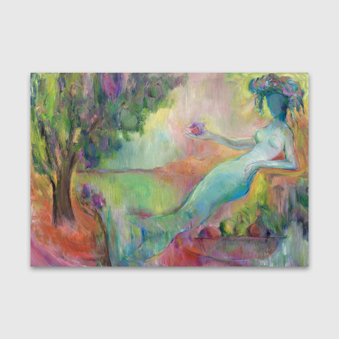 Mermaid original oil painting