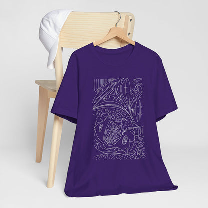 Artistic Mystical Flow t-shirt purple