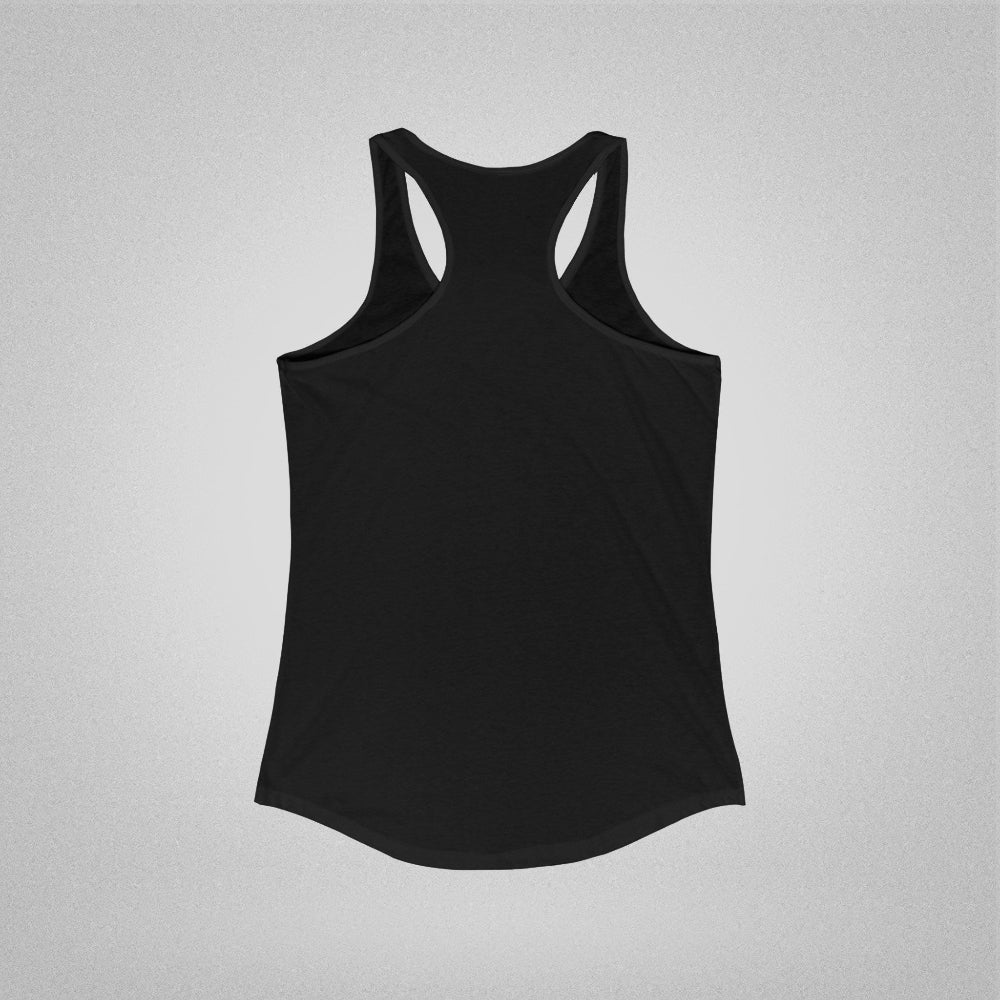 Racerback Tank front black