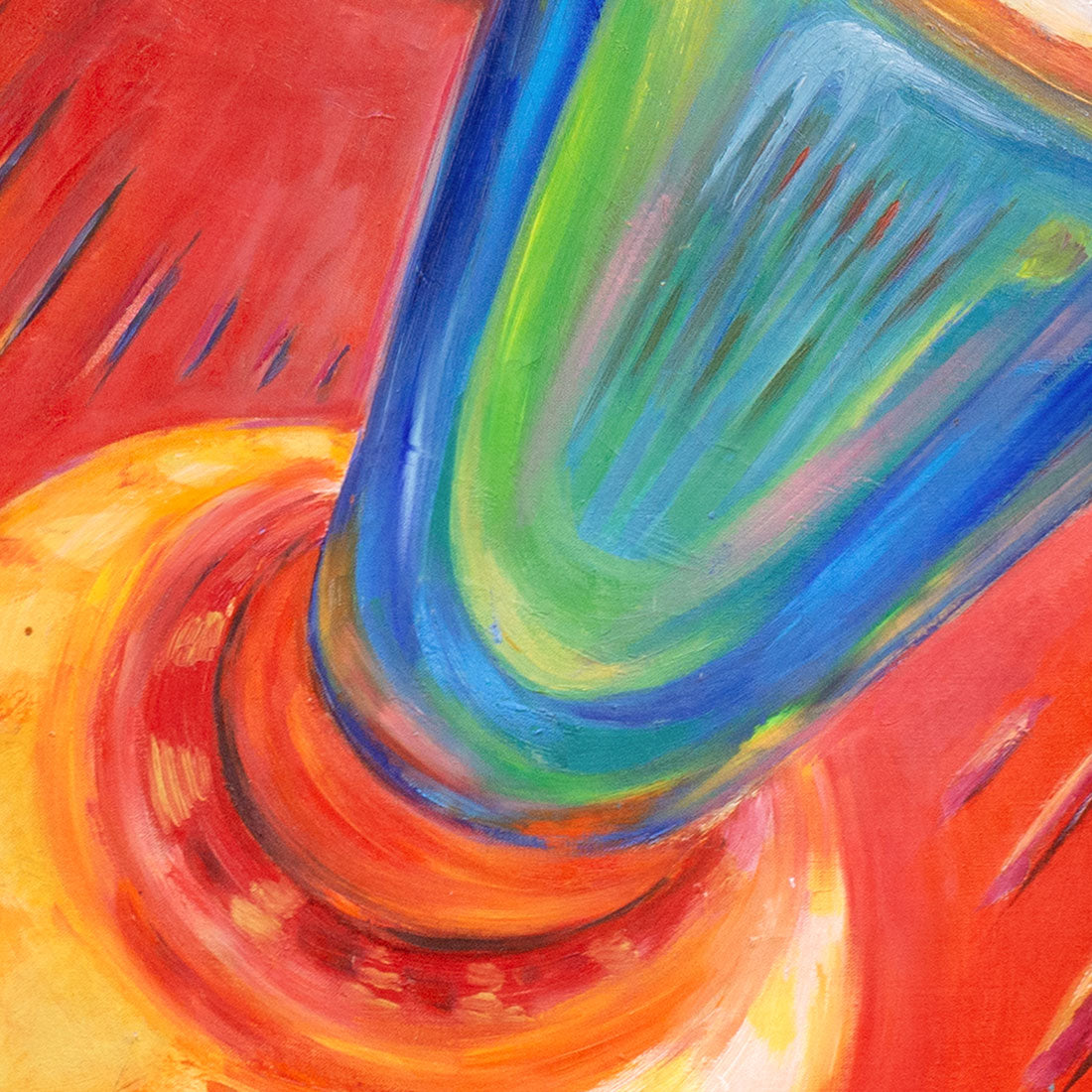 Red Space painting detail 2