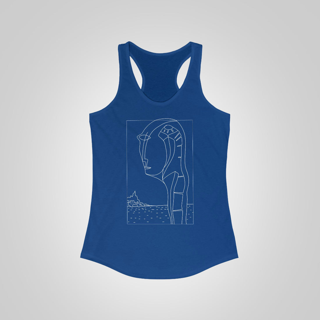 Royal front tank top