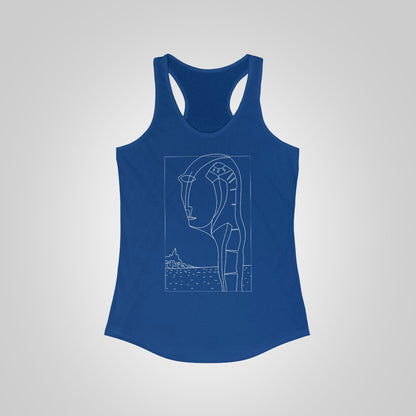 Royal front tank top