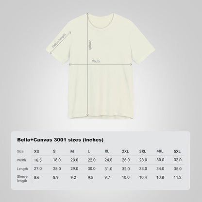 t-shirt citron size chart