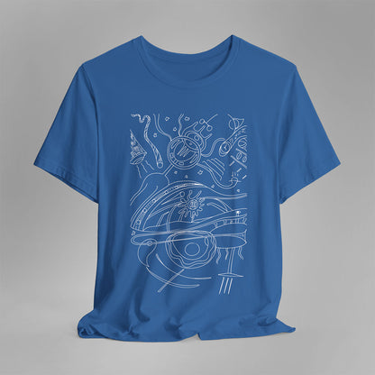 T-shirt Space-blue-front