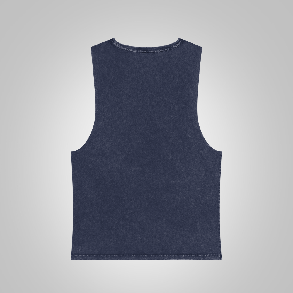 Stonewash Tank Top blue