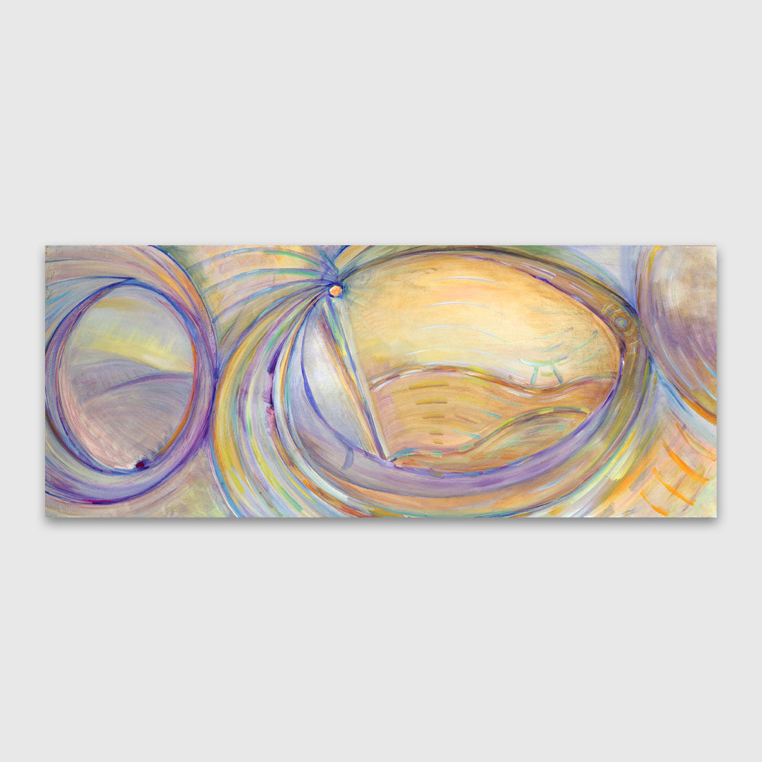 abstract circles original painting