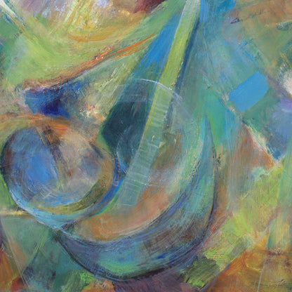 abstract expression painting detail 2