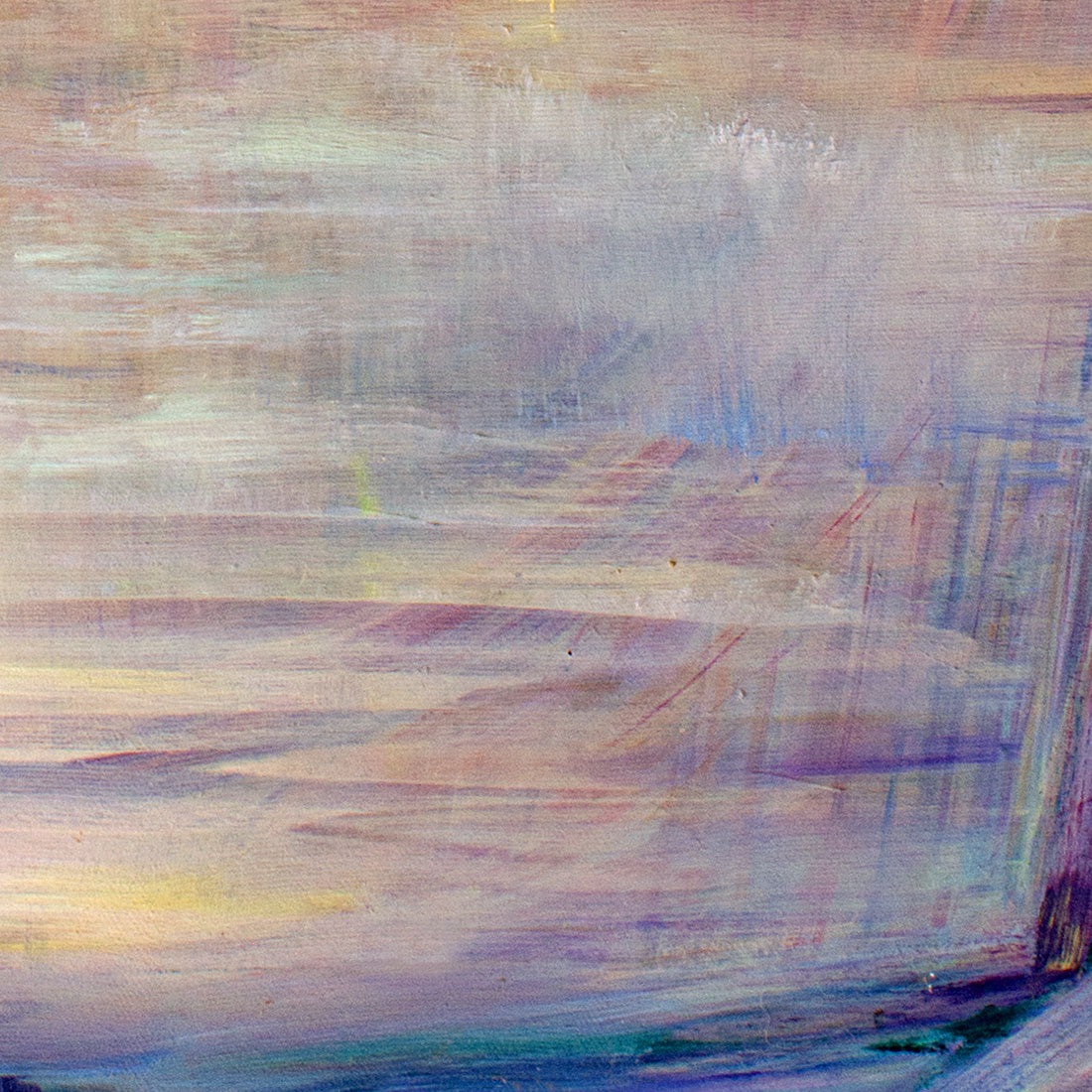 abstract lake painting detail 3