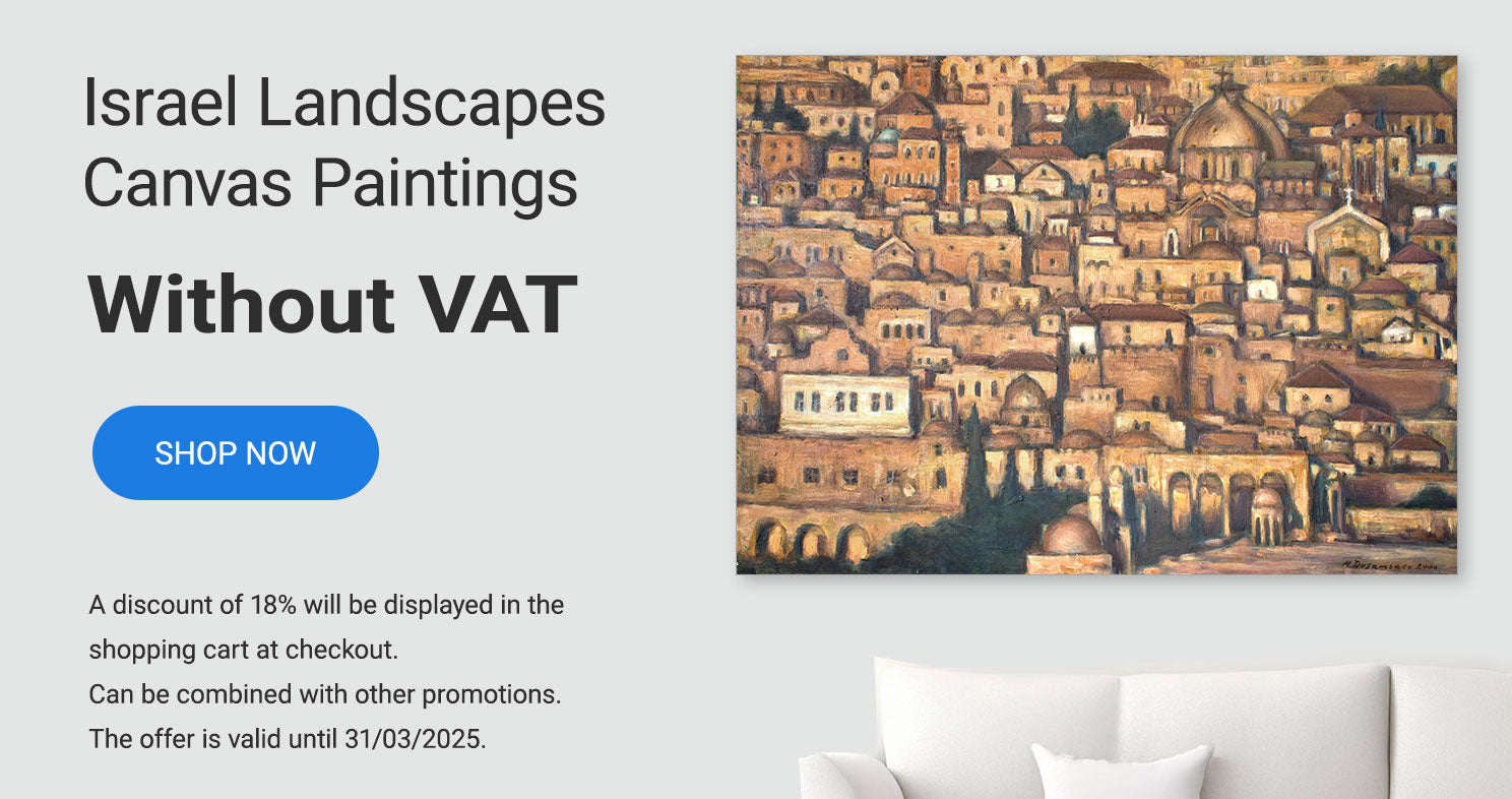 Israel landscapes paintings for sale