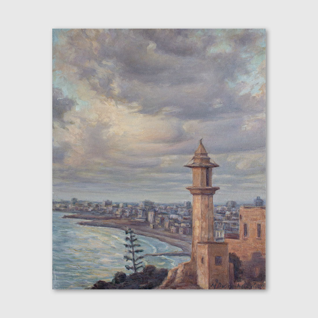 old Jaffa original oil painting