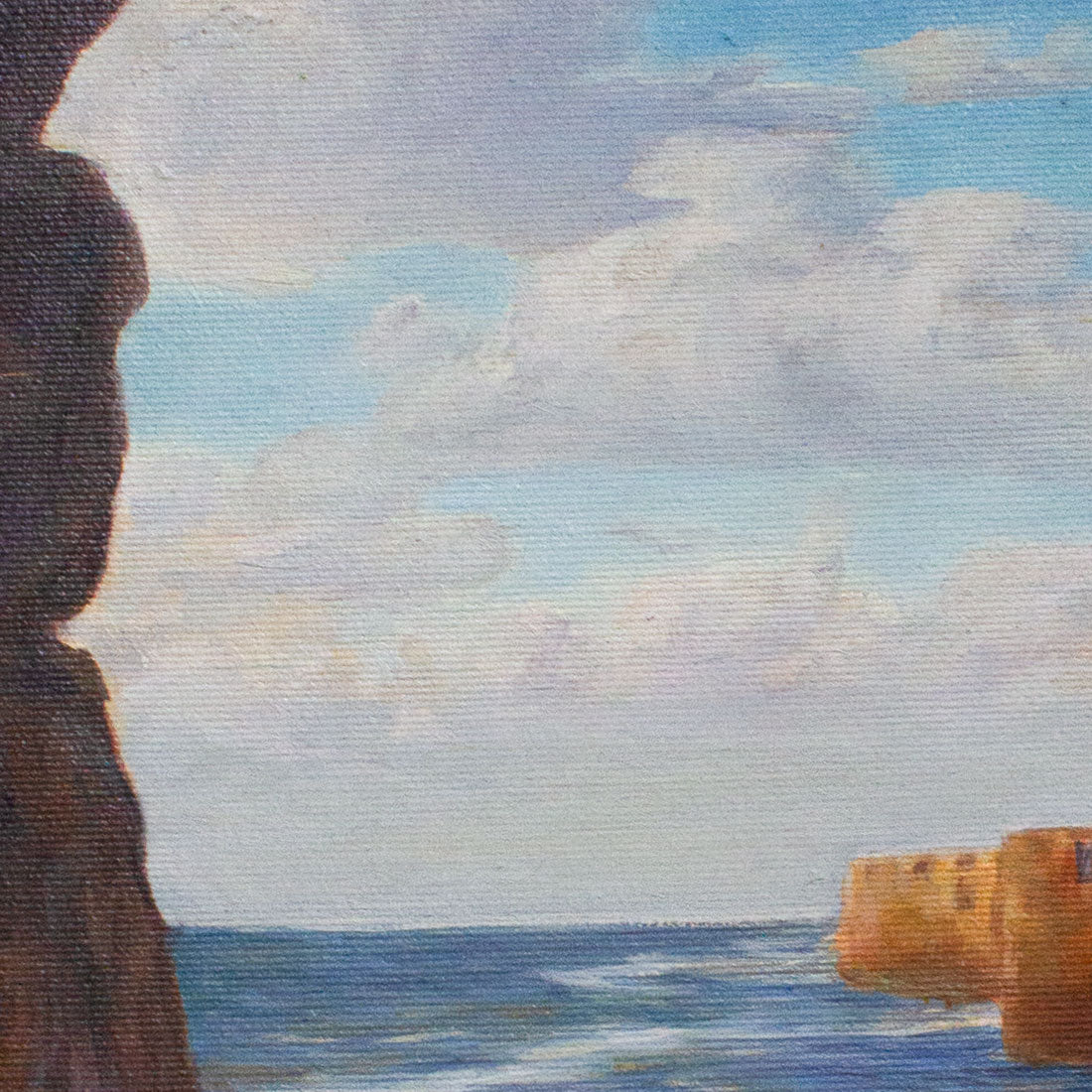 Oil painting of ancient Acre detail1