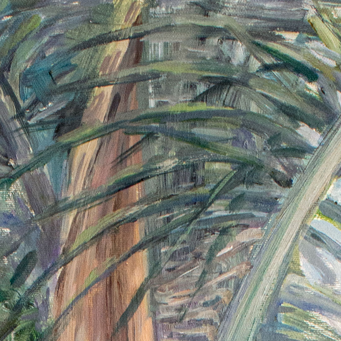 palm original painting detail 1