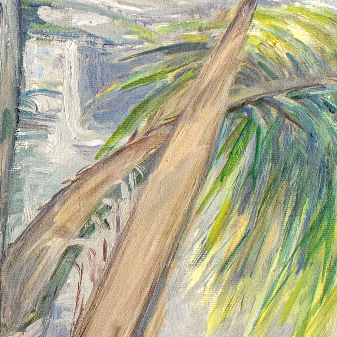 palm original painting detail 3