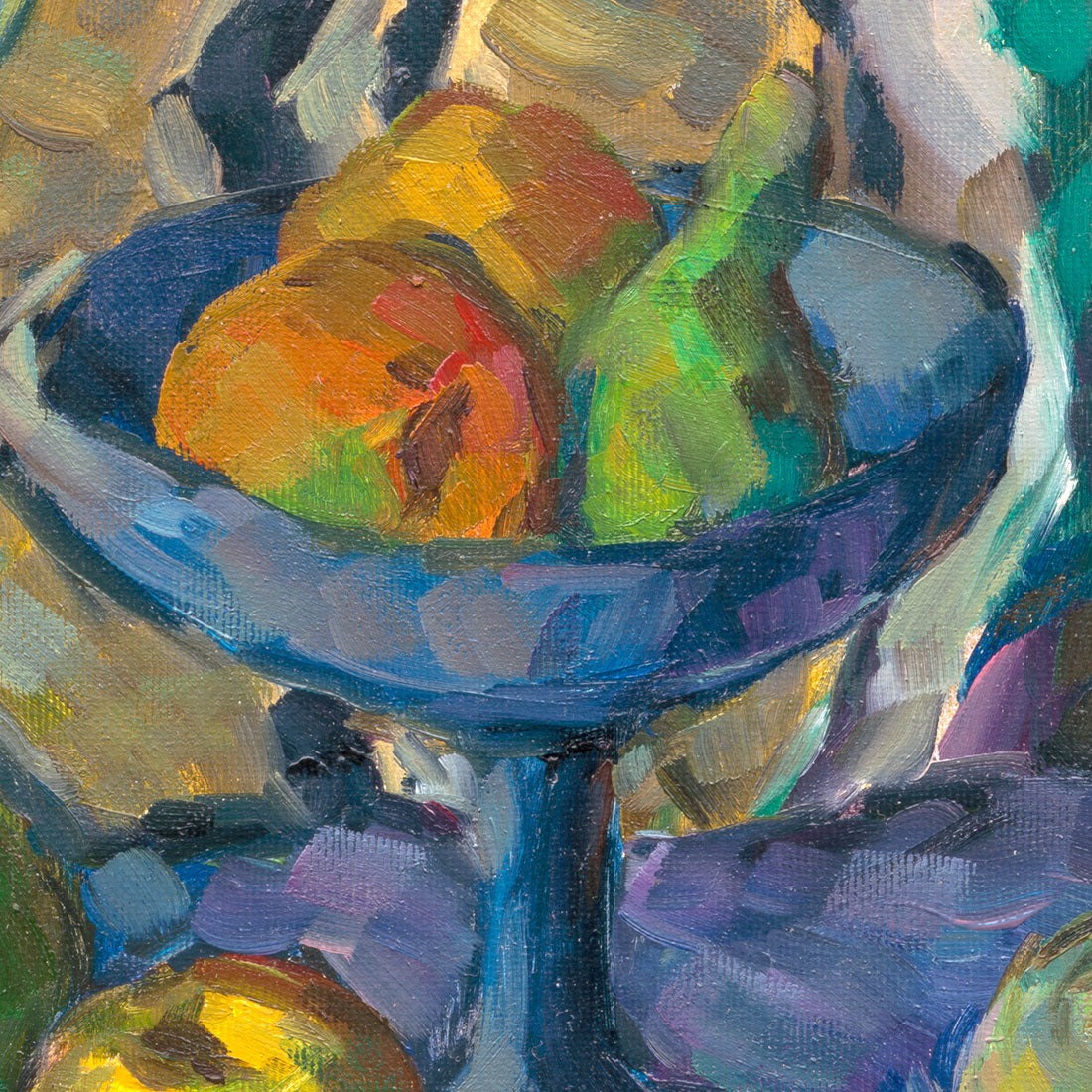 Still life with pink vase detail 1