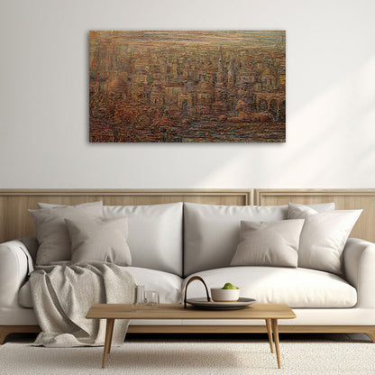 Canvas print of Jerusalem in mystical hues