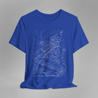 t-shirt dancing guitar true royal