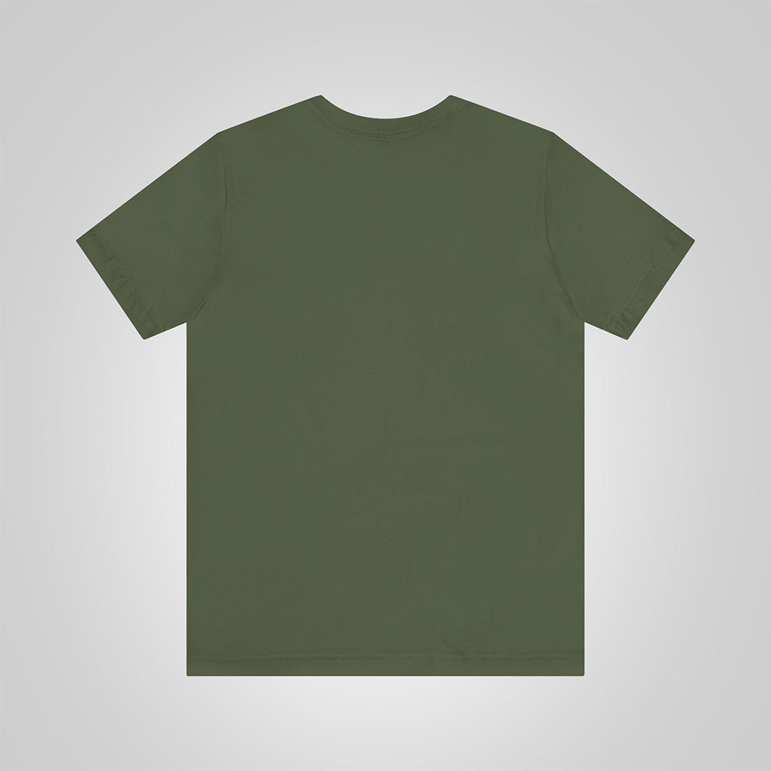 t-shirt  military green back