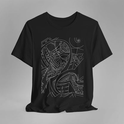 urban flow artistic t-shirt black